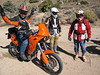 Day Ride to Randsburg : Members of our club, Myram, Brad, Kelly, Sue, and I, led by Danny, headed to Randsburg for the day. It was a long tough day of deep sand, but we made it there and back.