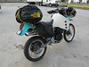 SNC1923 > Brad wins with the most gear behind the axle on this KLR 650