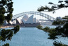 I like this view of the Opera House in front of the Harbor Bridge.